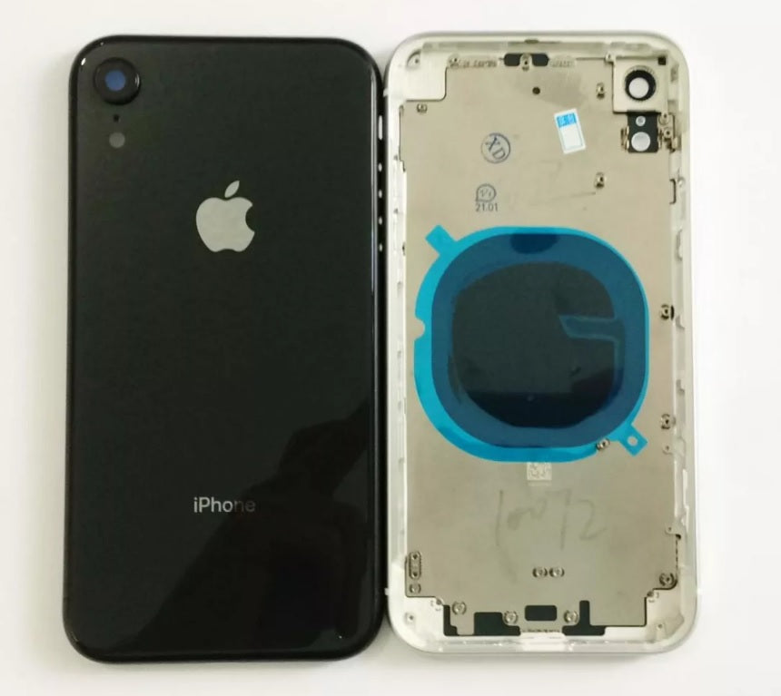 CARCASA CHASIS IPHONE XR COLOR NEGRO