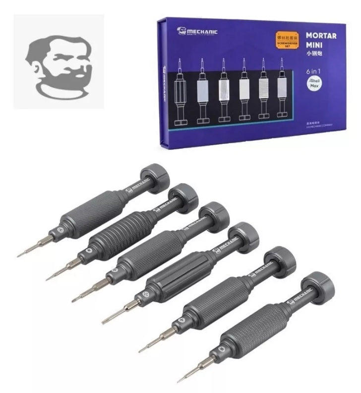 JUEGO DE DESARMADORES ALTA DURACION ISELL MAX 6 EN 1 MECHANIC