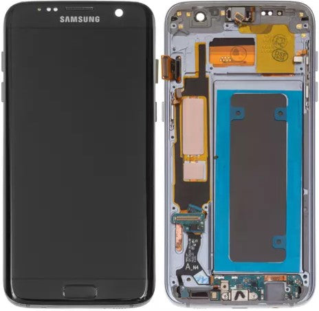 PANTALLA SAMSUNG S7 EDGE G935 C/MARCO CALIDAD OLED NEGRA