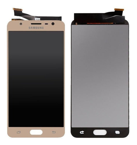 PANTALLA SAMSUNG J7 PRIME G610 DORADO OEM