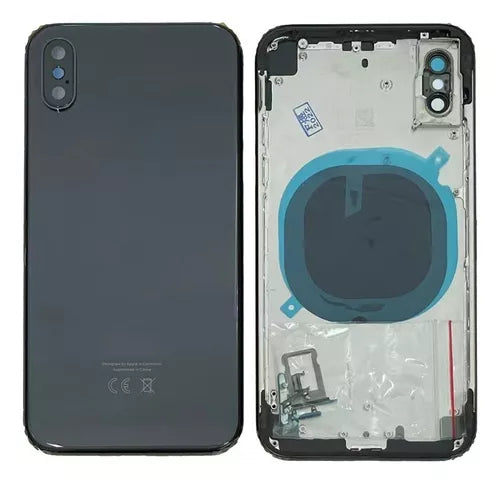 CARCASA CHASIS IPHONE X NEGRO