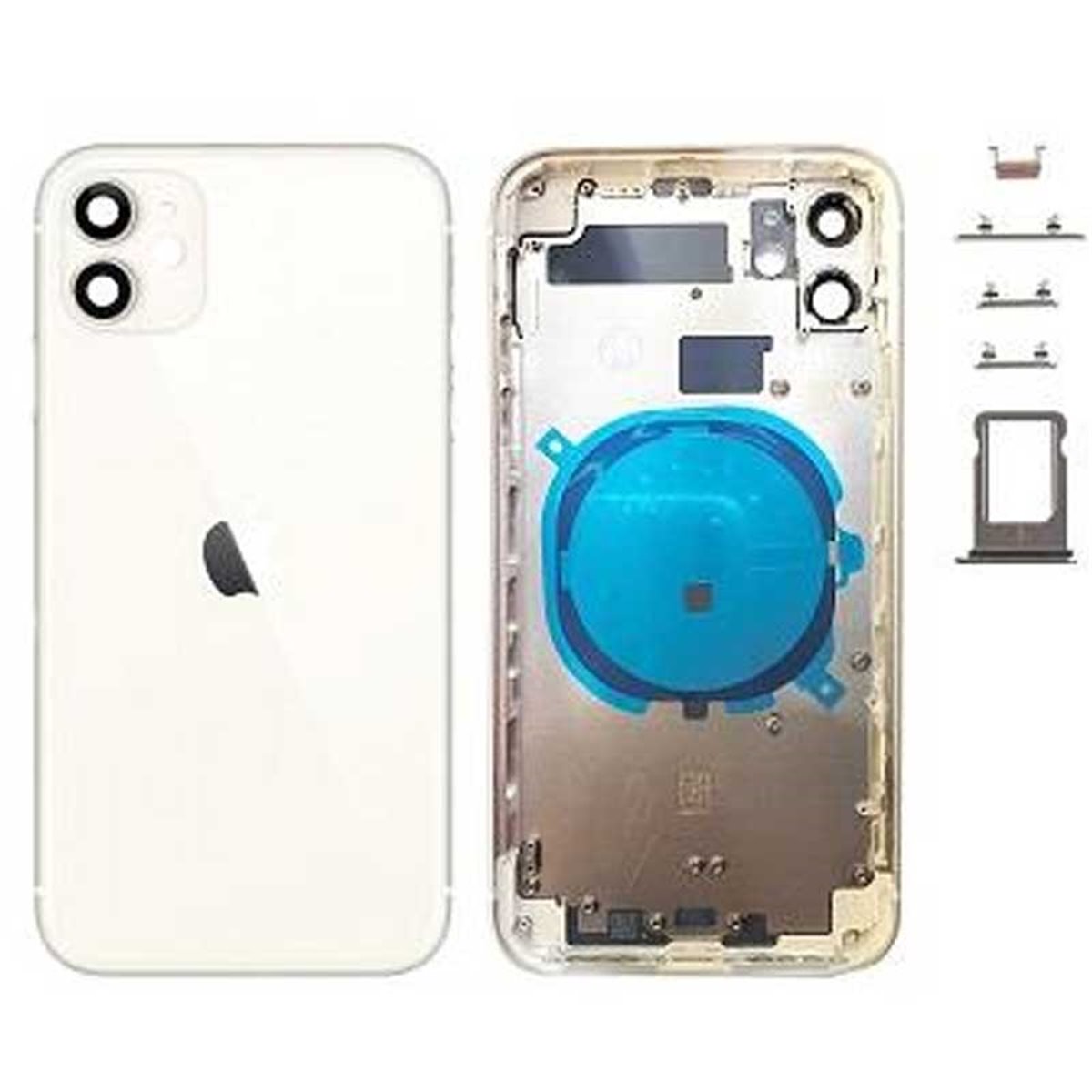 CARCASA CHASIS IPHONE 11 LILA/BLANCO